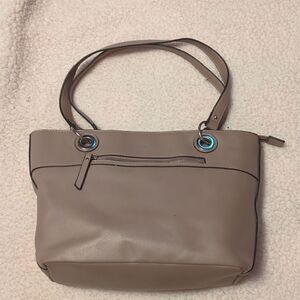Nicole Miller Rafea design beautiful gray w silver accents designer